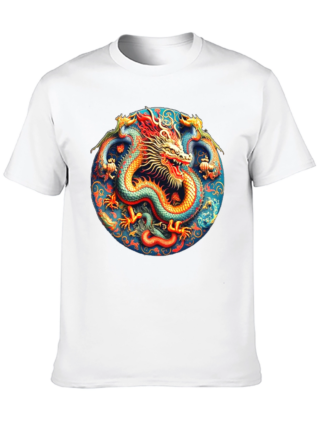 Dragon T-Shirt: Vibrant Asian Art Tee