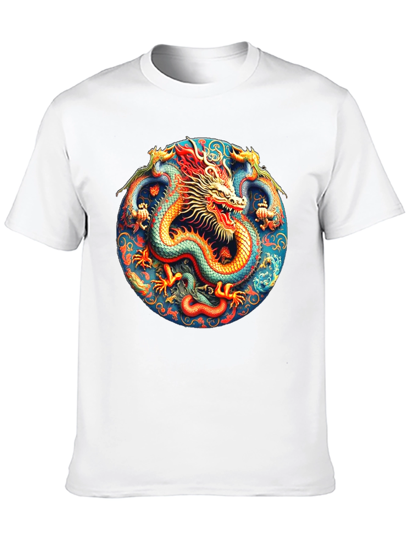 Dragon T-Shirt: Vibrant Asian Art Tee