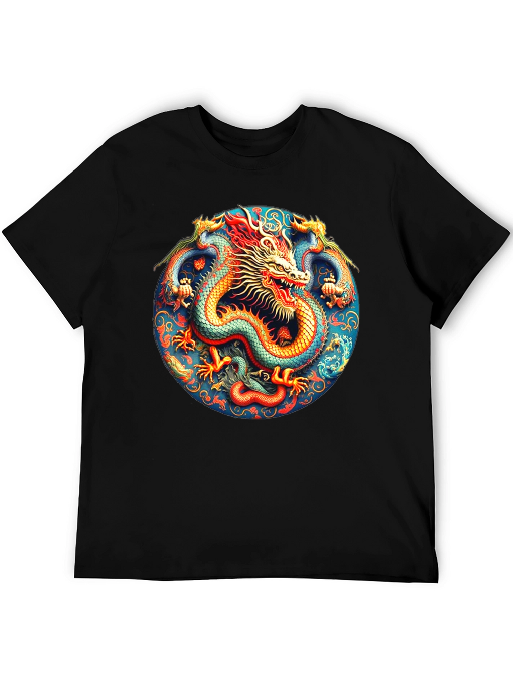 Dragon T-Shirt: Vibrant Asian Art Tee