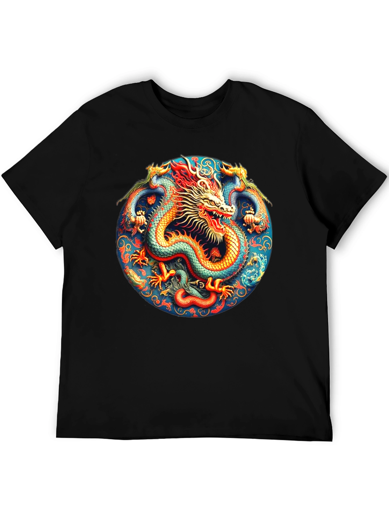 Dragon T-Shirt: Vibrant Asian Art Tee