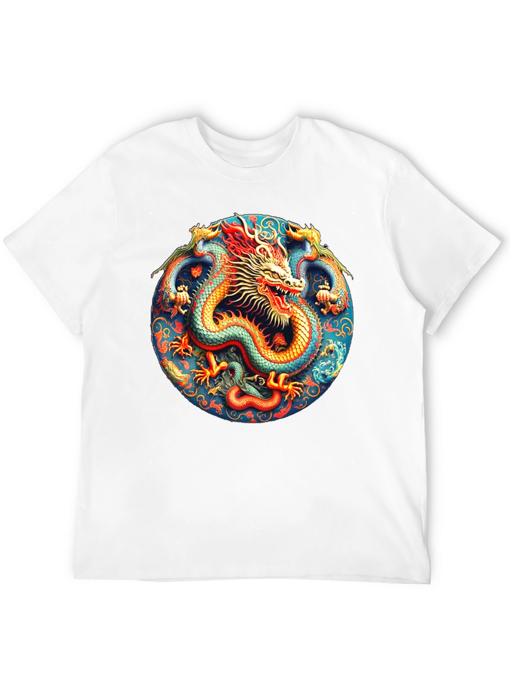 Dragon T-Shirt: Vibrant Asian Art Tee