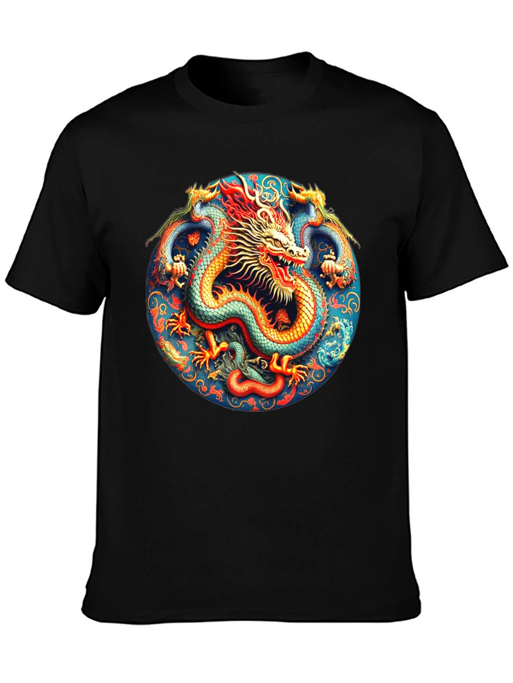 Dragon T-Shirt: Vibrant Asian Art Tee
