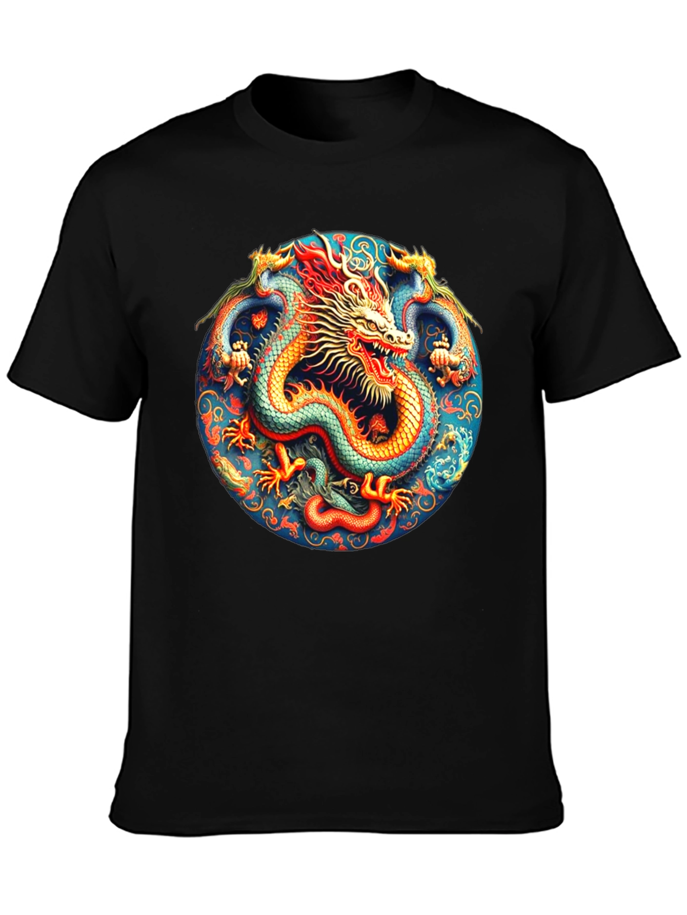 Dragon T-Shirt: Vibrant Asian Art Tee