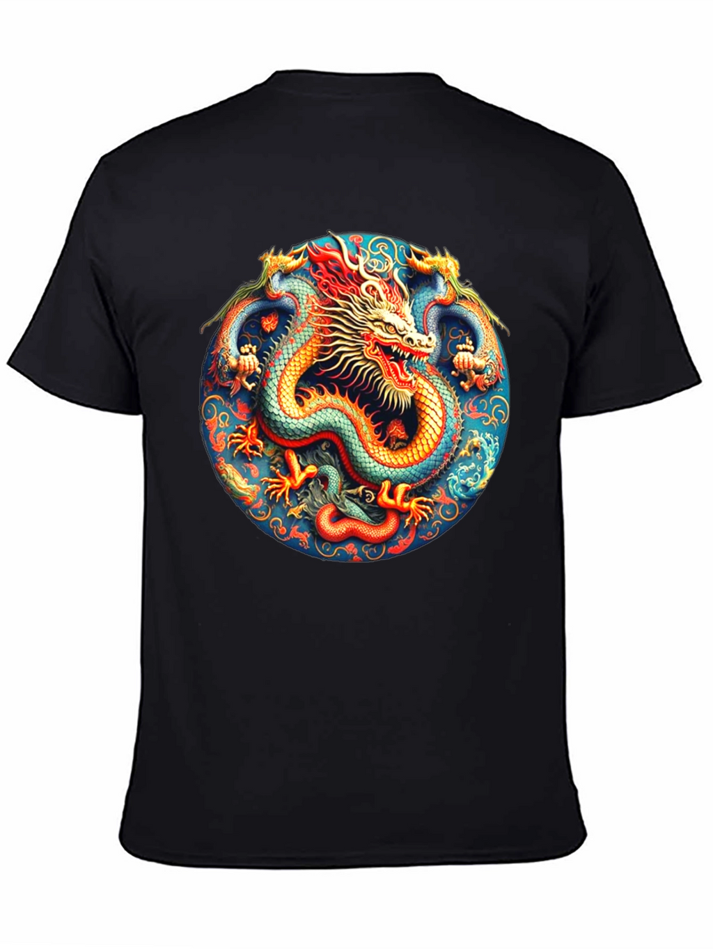 Dragon T-Shirt: Vibrant Asian Art Tee