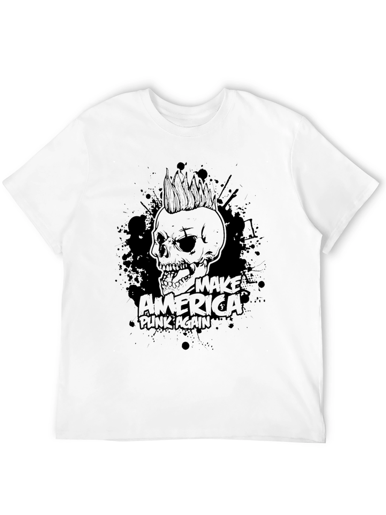 Make America Punk Again Skull T-Shirt