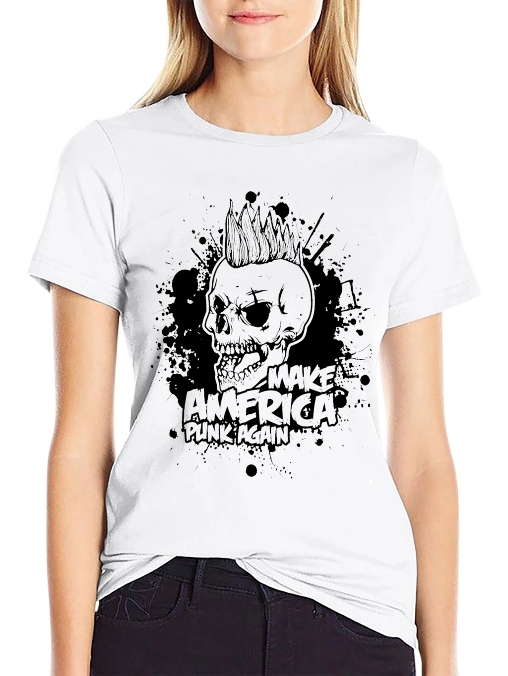 Make America Punk Again Skull T-Shirt