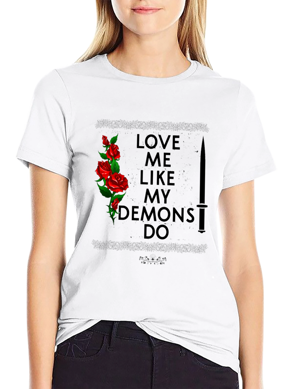 Love Me Like My Demons Do Graphic Tee