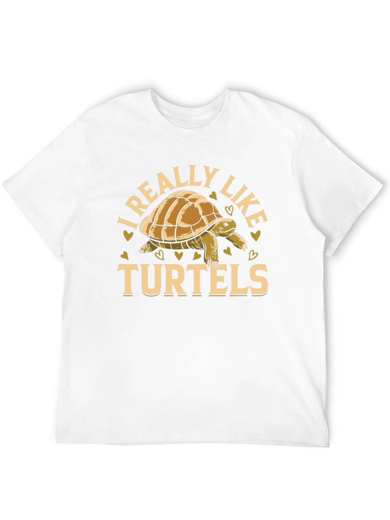 I Really Like Turtels T-Shirt - Black