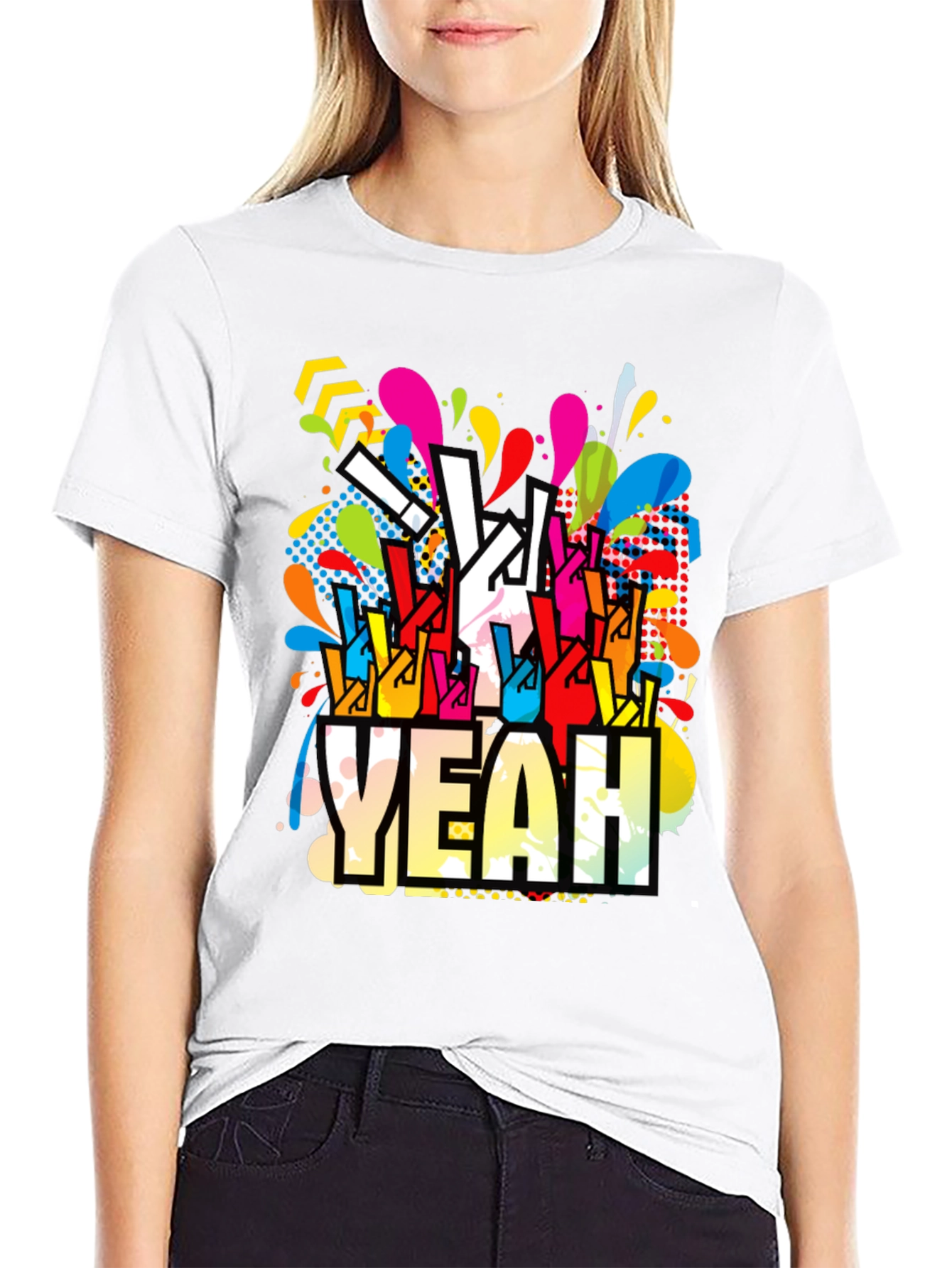 Yeah! Graphic Print Crew Neck T-Shirt