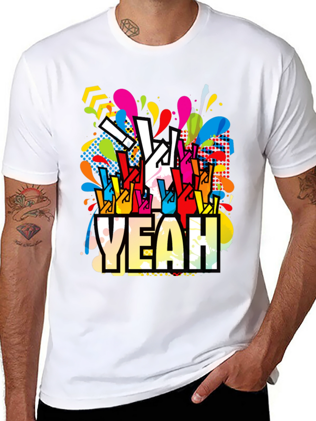 Yeah! Graphic Print Crew Neck T-Shirt
