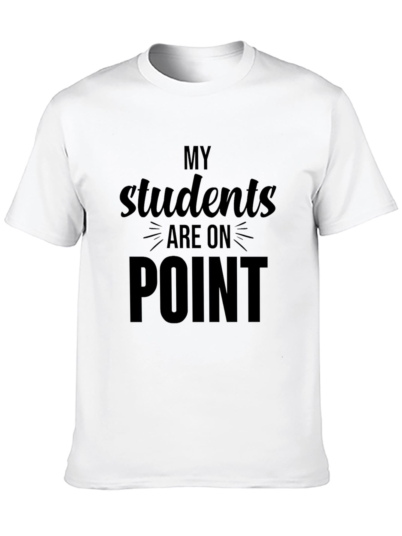 My Students Are On Point Black T-Shirt