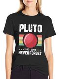 Pluto Never Forget T-Shirt 1930-2006
