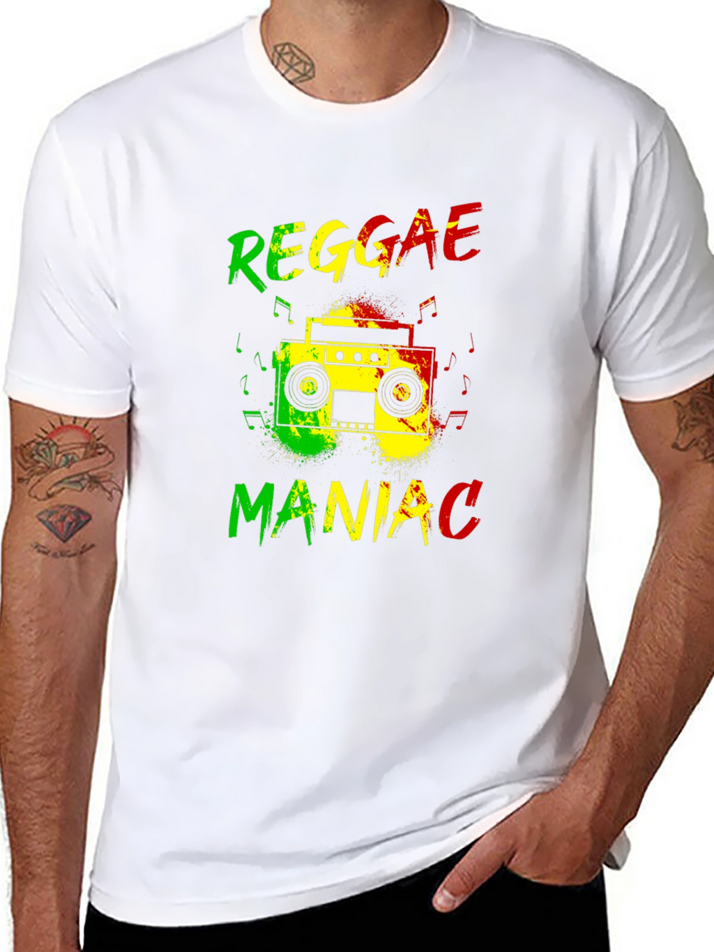 Reggae Maniac Graphic T-Shirt