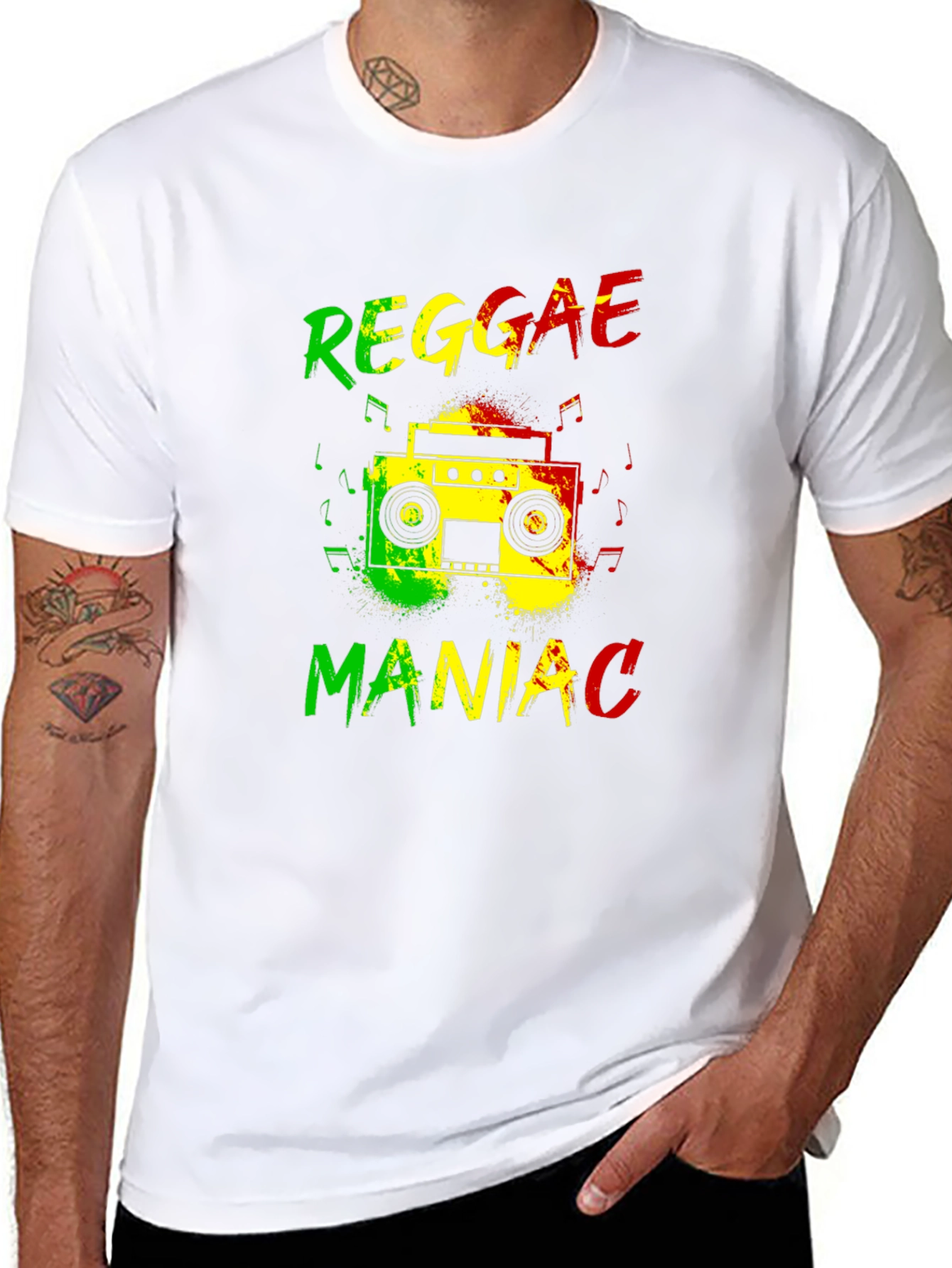 Reggae Maniac Graphic T-Shirt