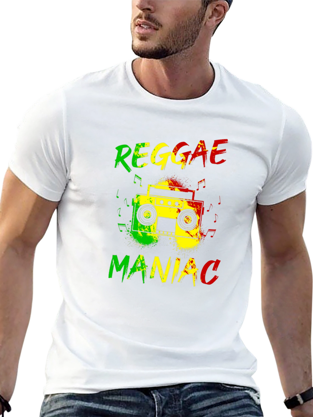 Reggae Maniac Graphic T-Shirt