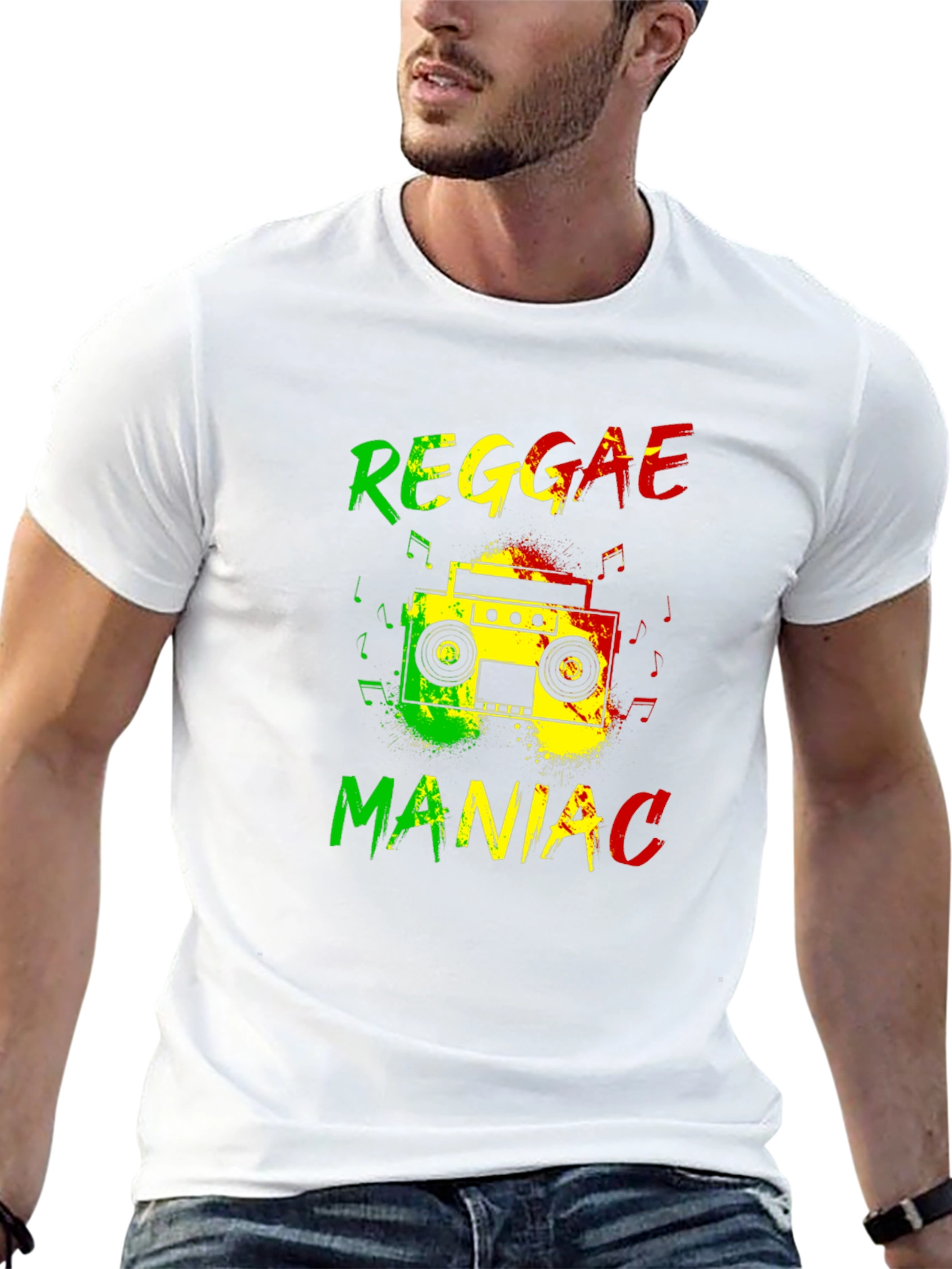 Reggae Maniac Graphic T-Shirt
