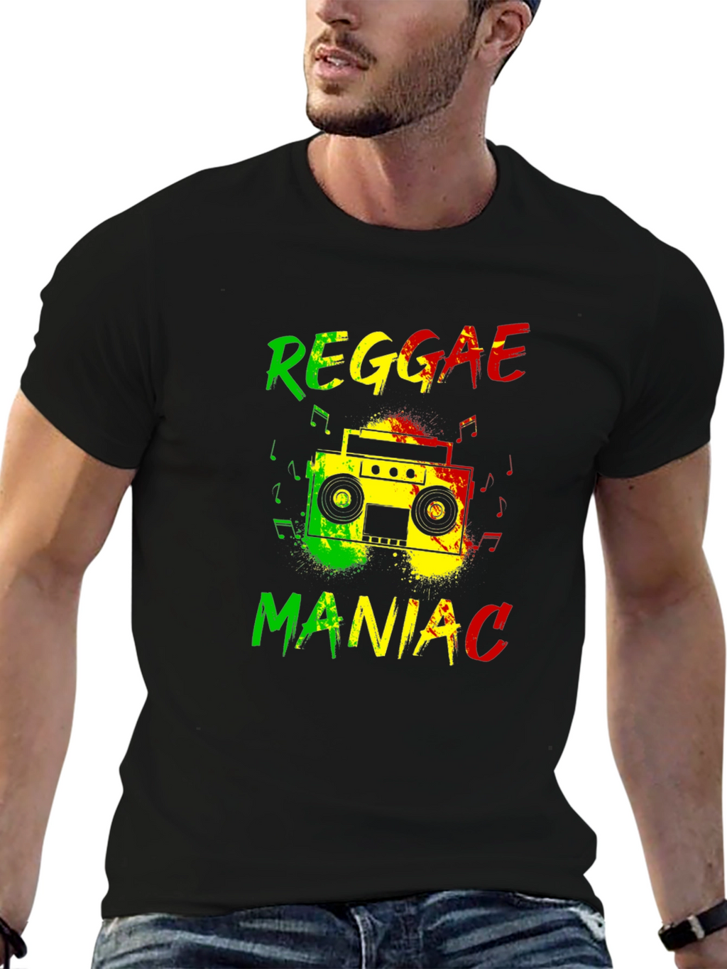 Reggae Maniac Graphic T-Shirt