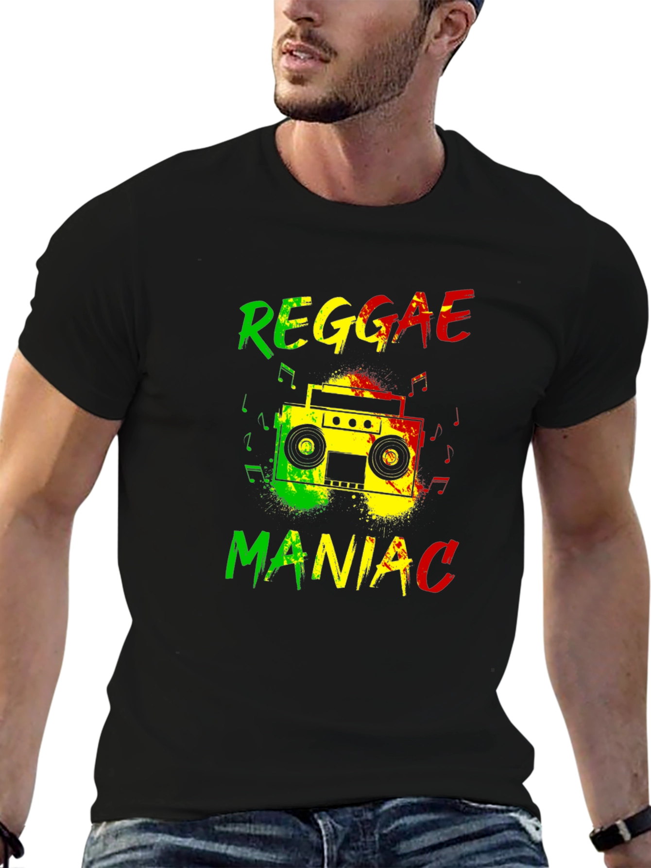 Reggae Maniac Graphic T-Shirt