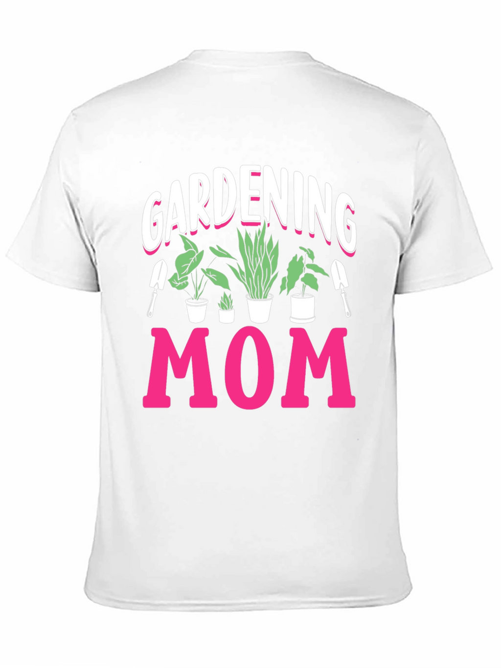 Gardening Mom T-Shirt - Black Casual Tee