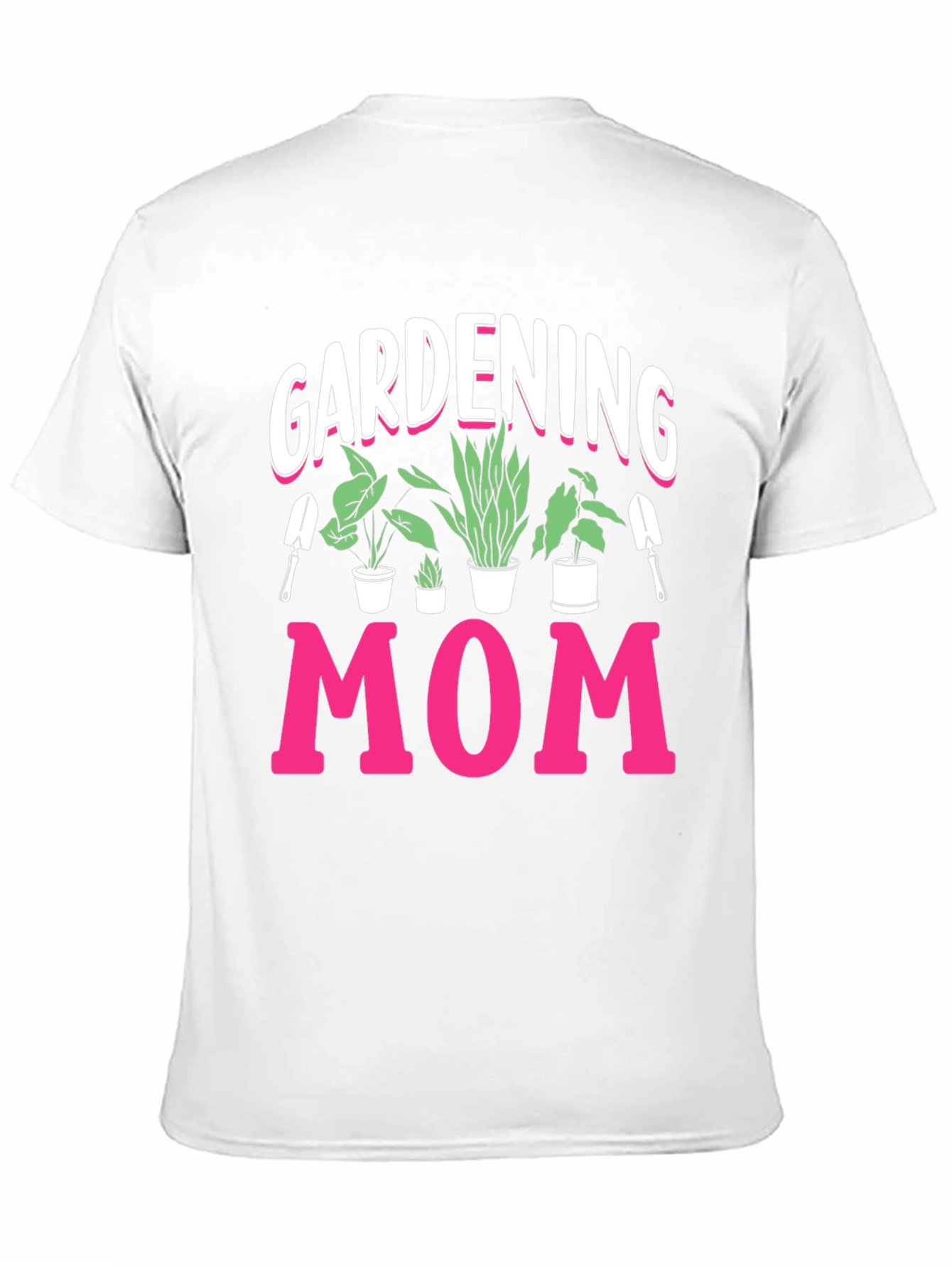 Gardening Mom T-Shirt - Black Casual Tee