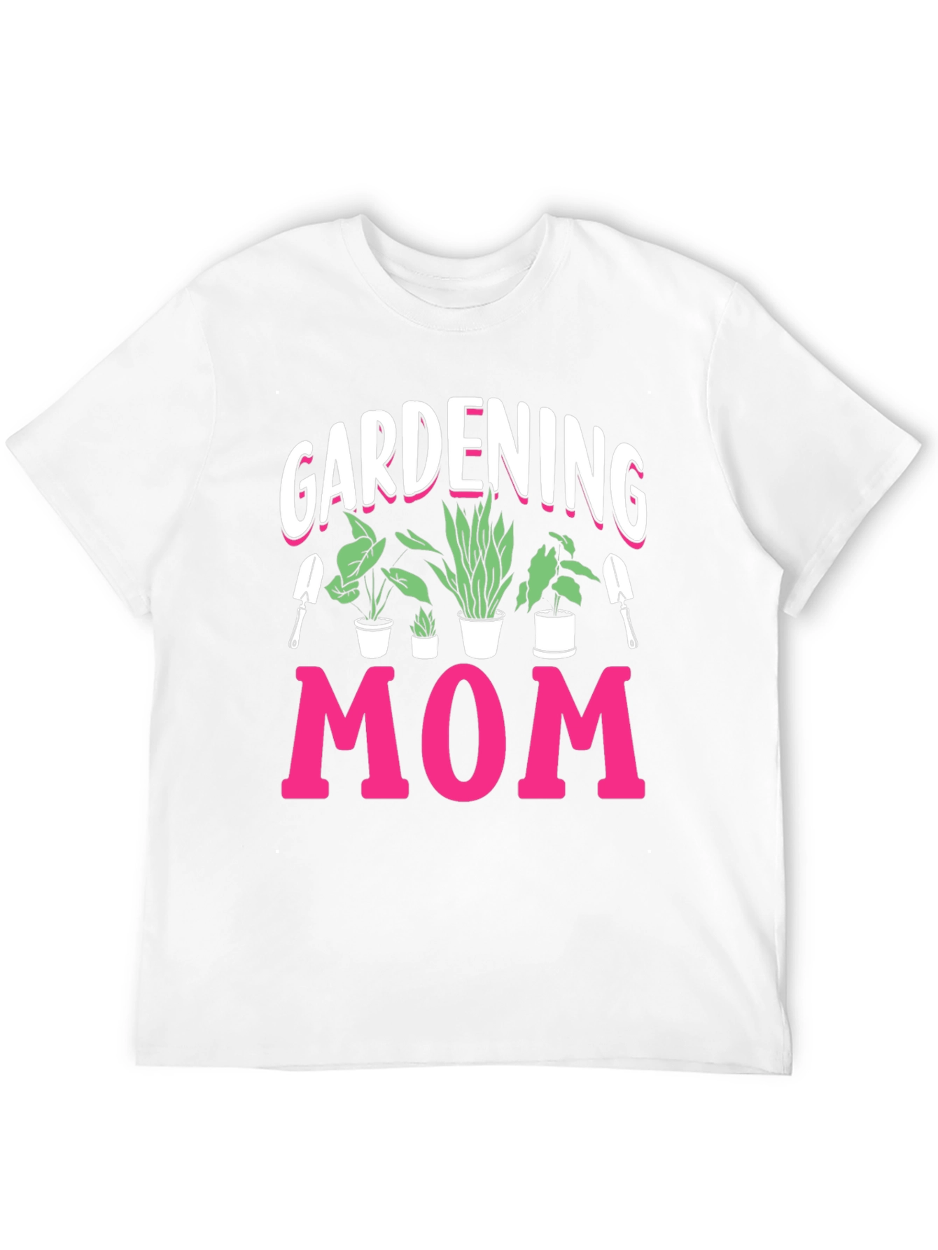 Gardening Mom T-Shirt - Black Casual Tee