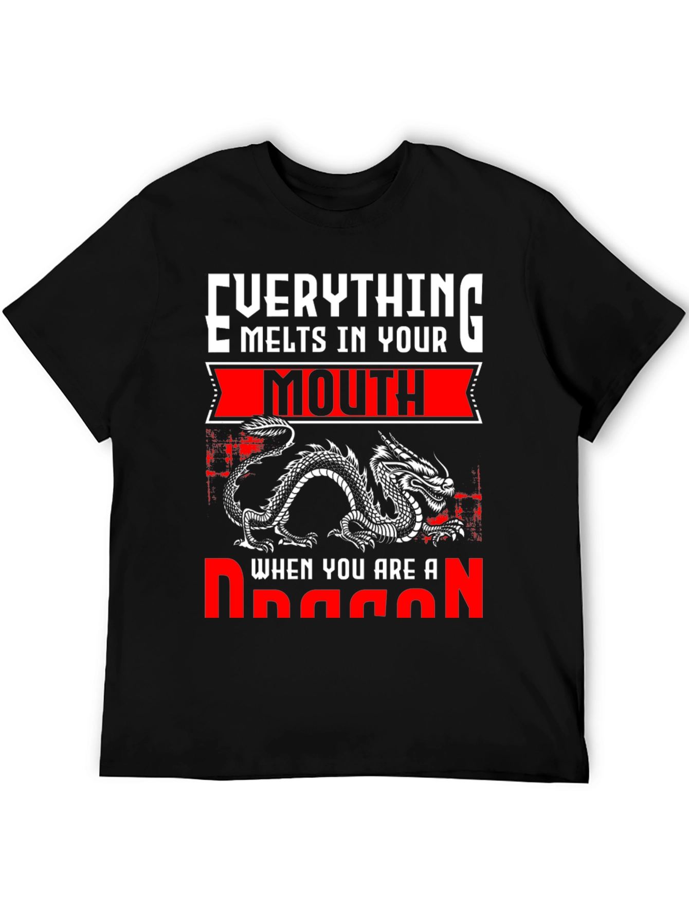 Dragon T-Shirt: Everything Melts In Your Mouth Graphic Tee