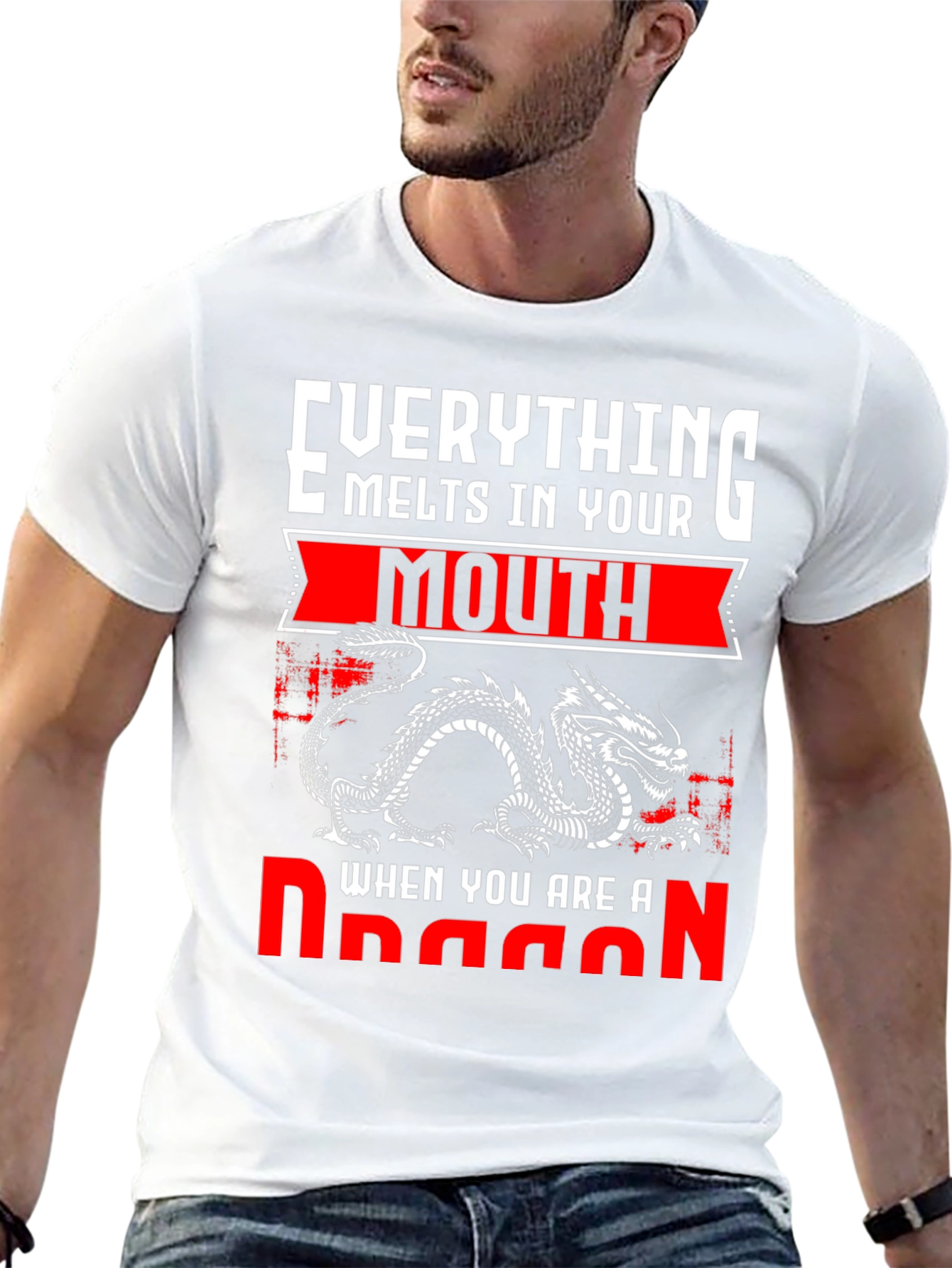 Dragon T-Shirt: Everything Melts In Your Mouth Graphic Tee