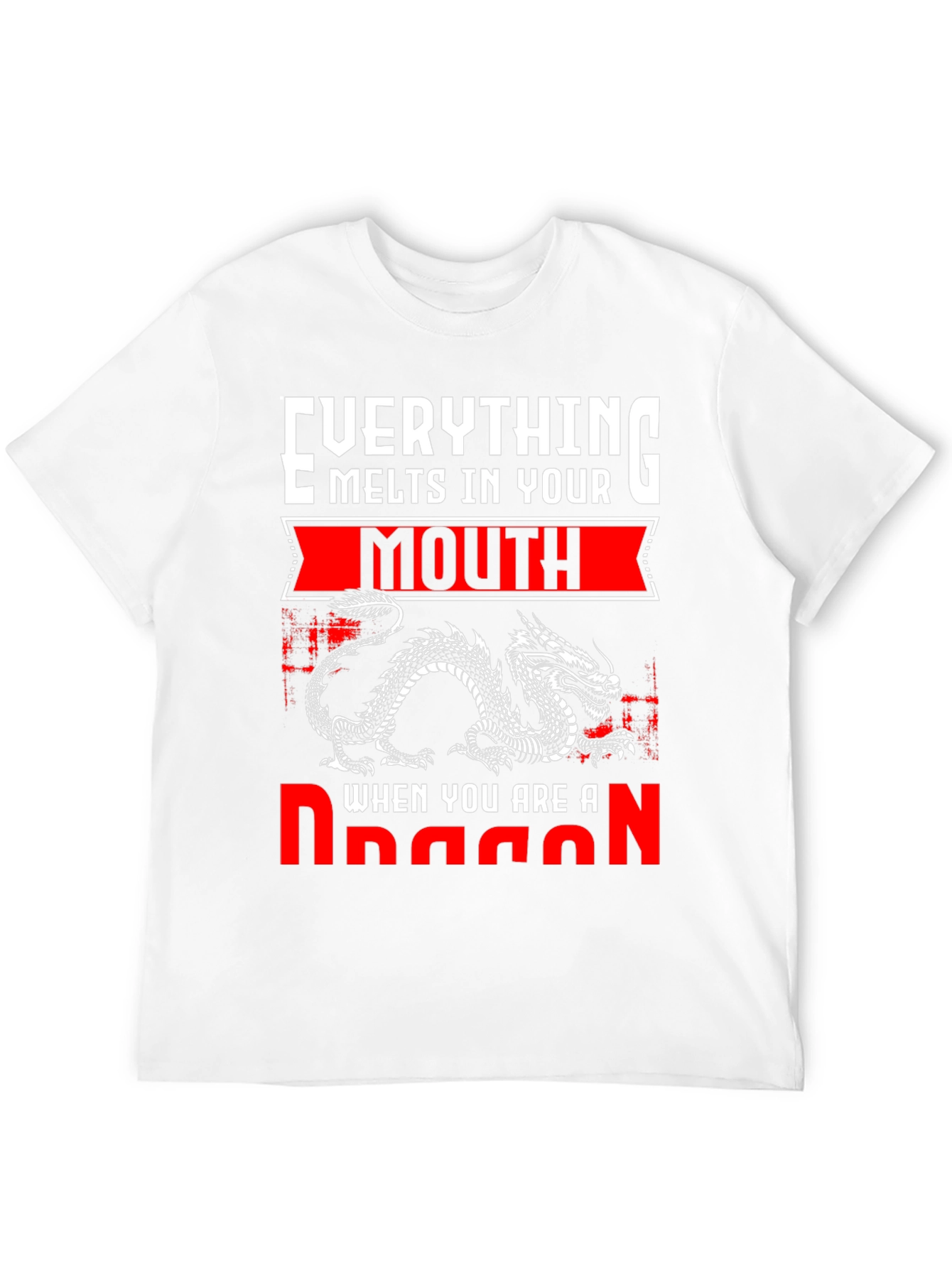 Dragon T-Shirt: Everything Melts In Your Mouth Graphic Tee