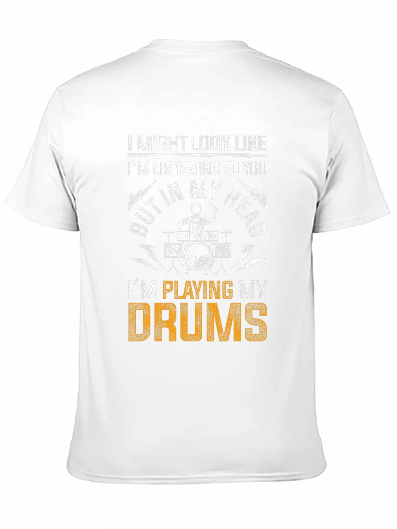 Drummer T-Shirt: Playing Drums in My Head