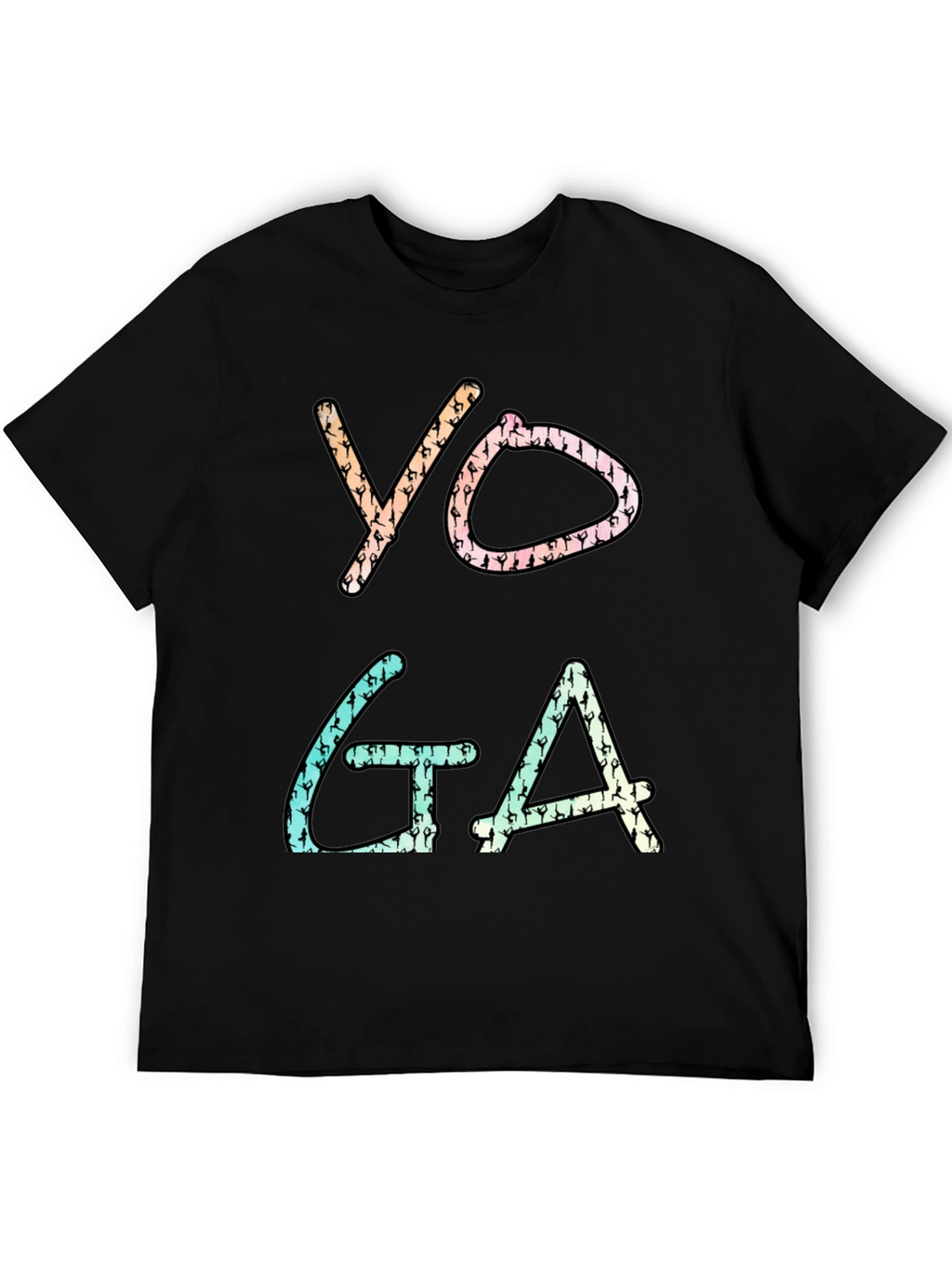 Yoga Silhouette T-Shirt - Trendy Graphic Tee