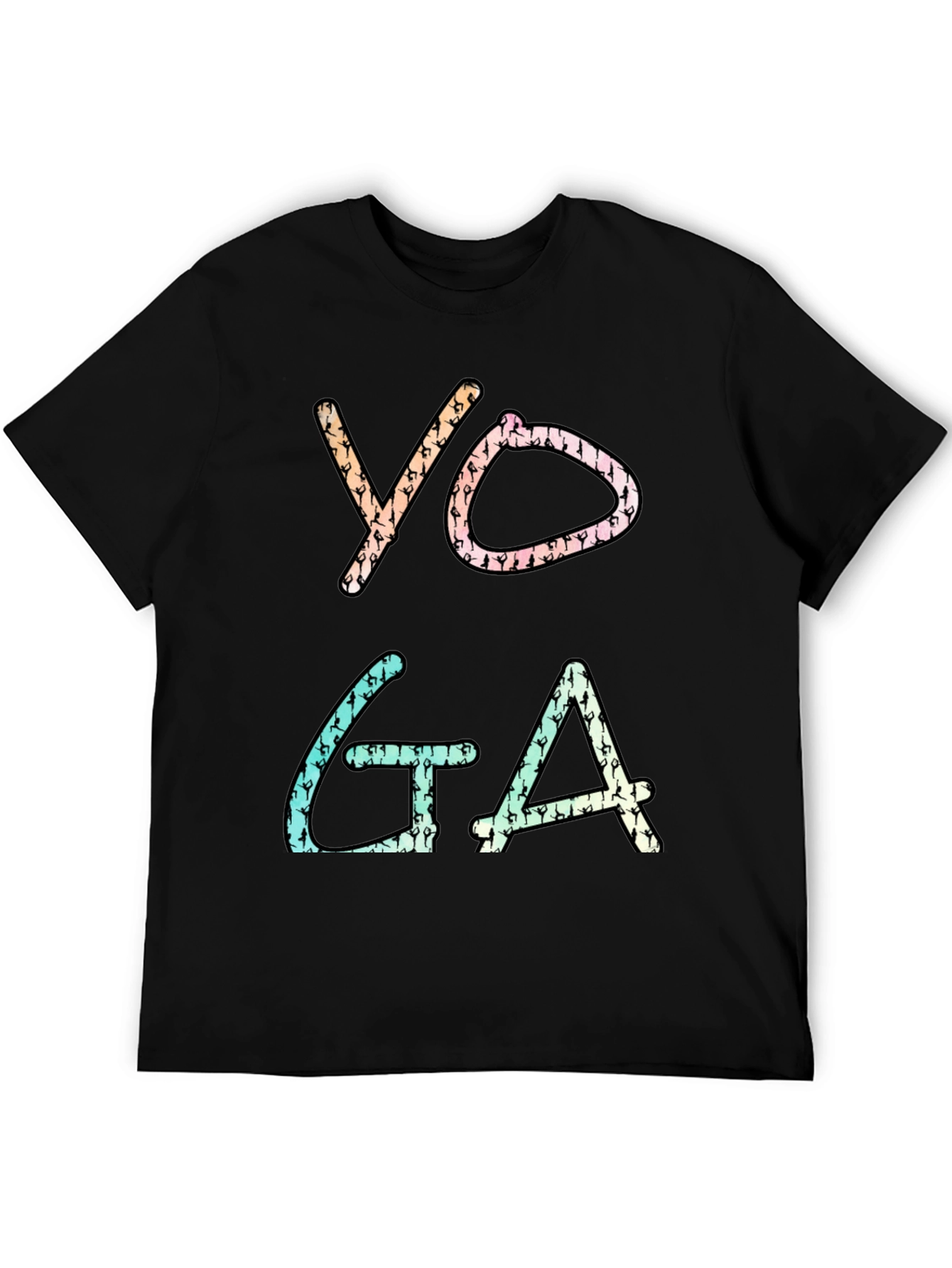 Yoga Silhouette T-Shirt - Trendy Graphic Tee