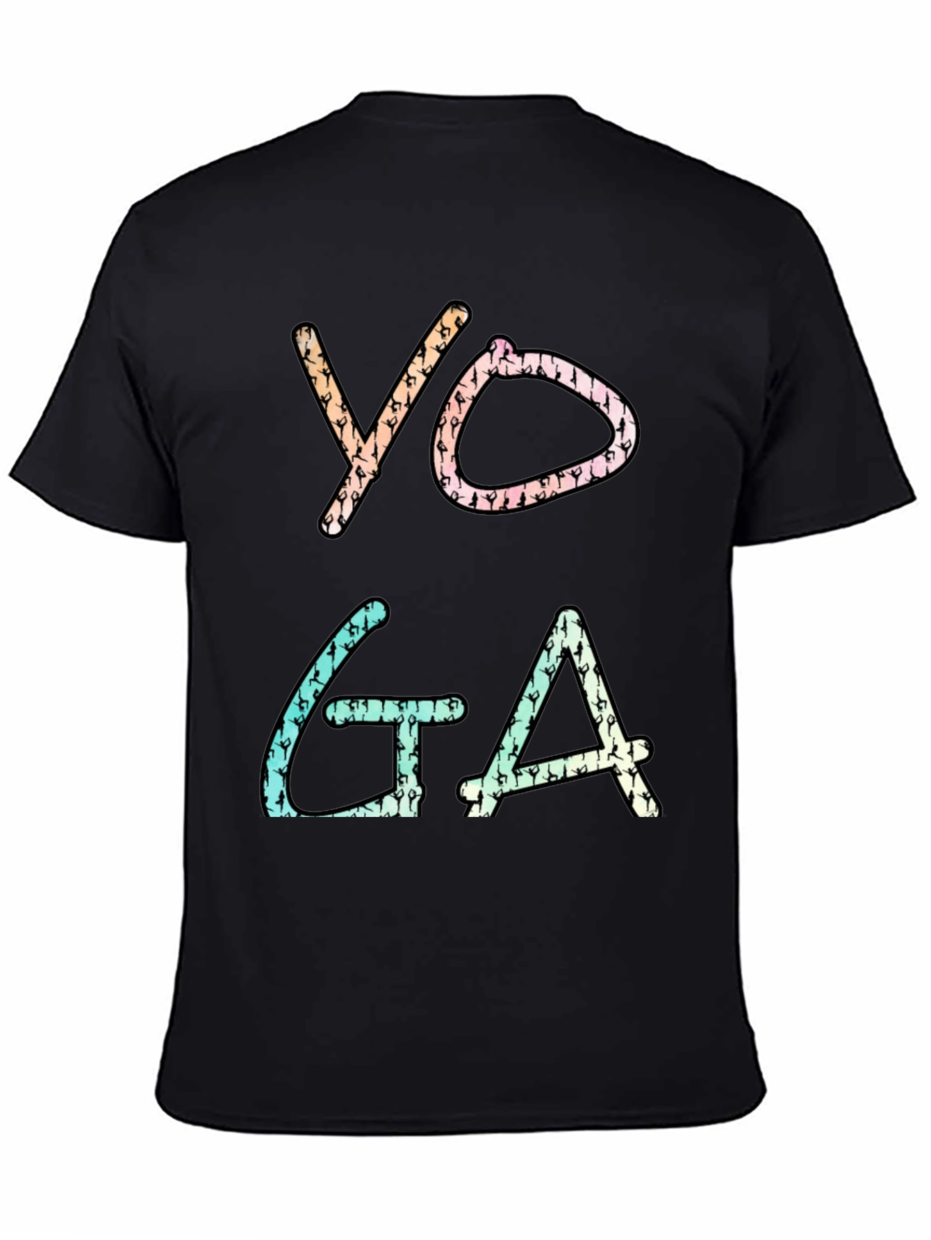 Yoga Silhouette T-Shirt - Trendy Graphic Tee