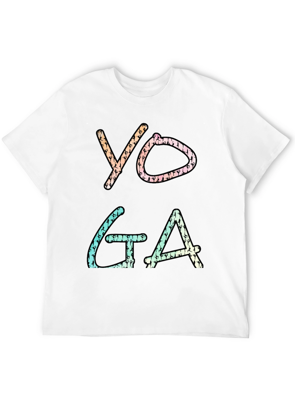Yoga Silhouette T-Shirt - Trendy Graphic Tee