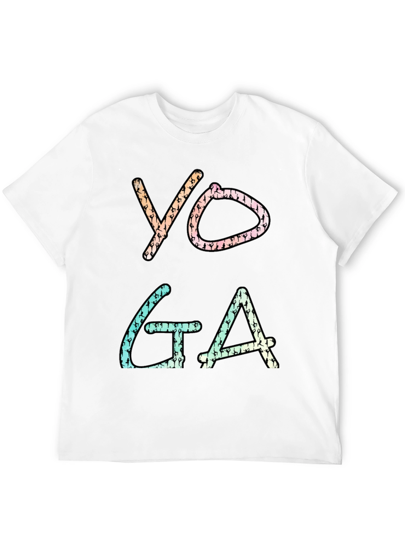 Yoga Silhouette T-Shirt - Trendy Graphic Tee