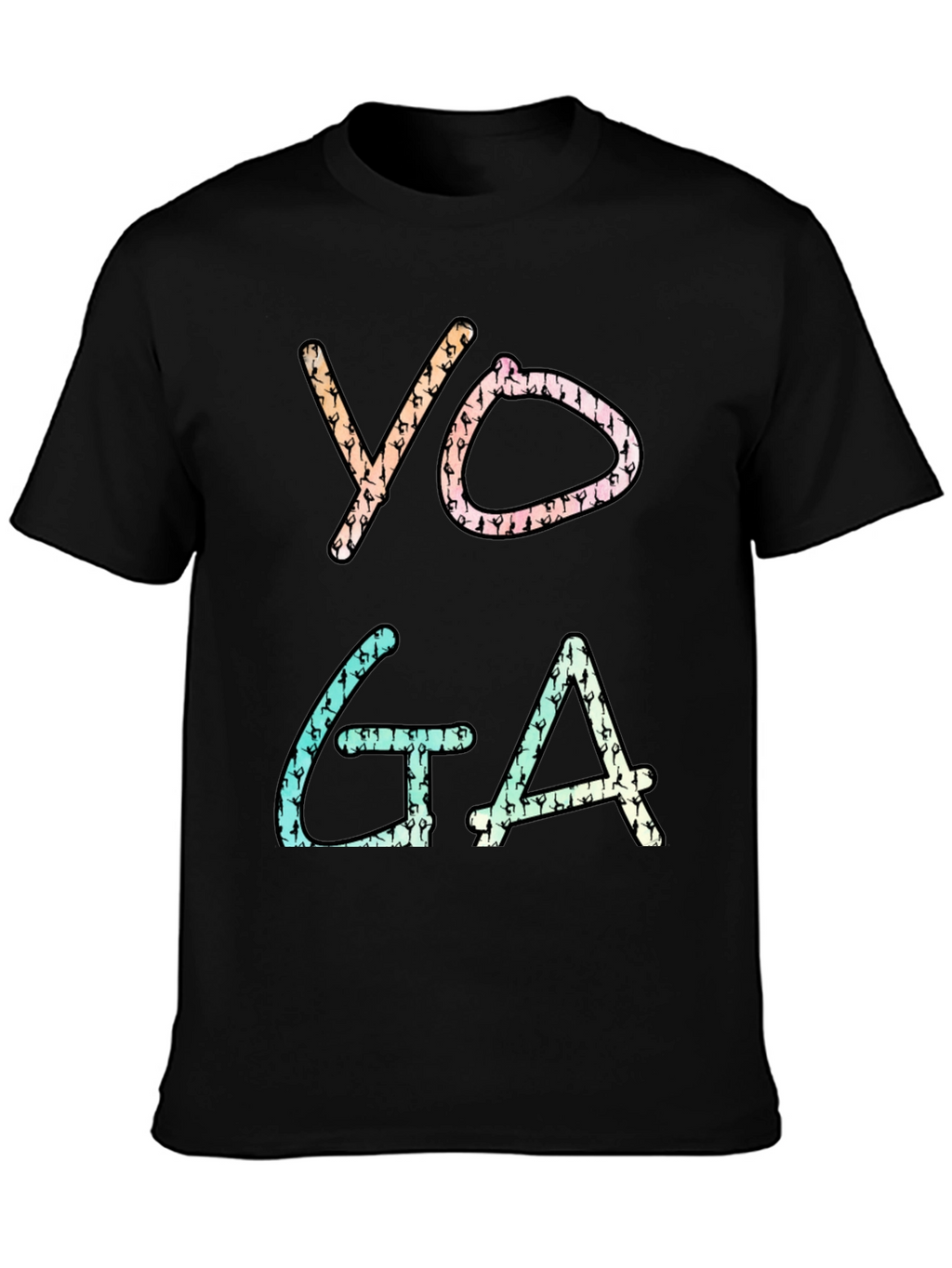 Yoga Silhouette T-Shirt - Trendy Graphic Tee