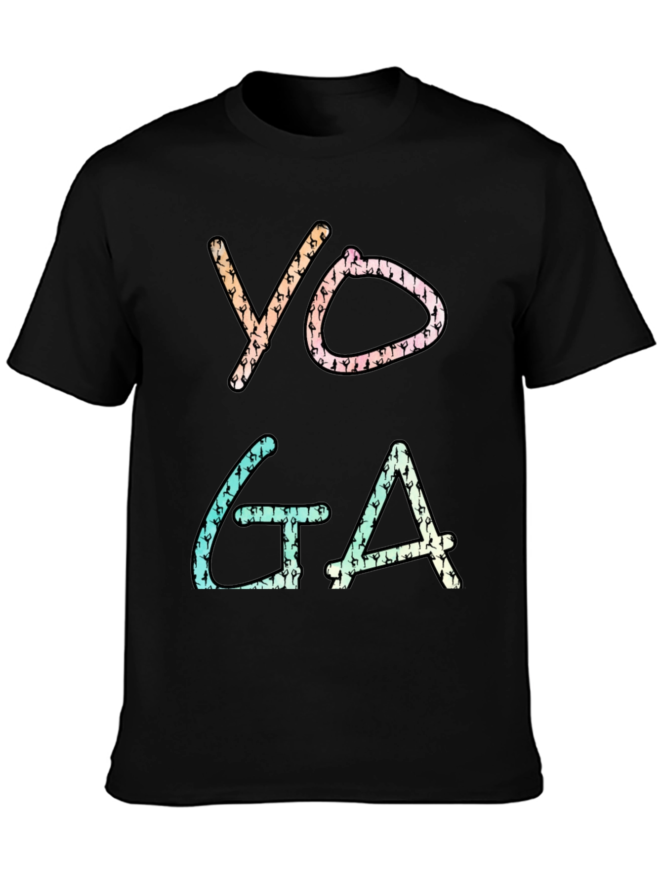 Yoga Silhouette T-Shirt - Trendy Graphic Tee