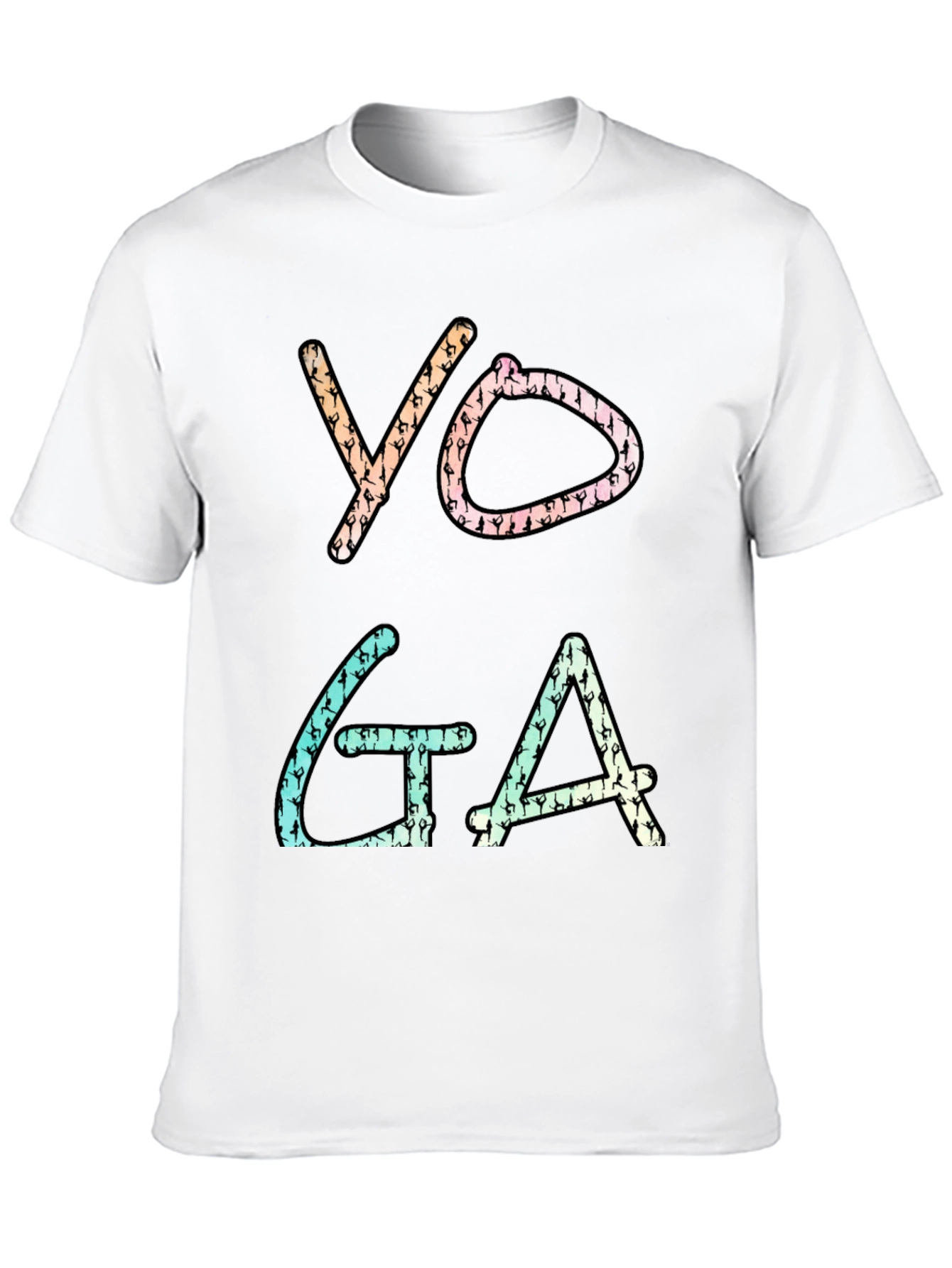 Yoga Silhouette T-Shirt - Trendy Graphic Tee