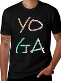 Yoga Silhouette T-Shirt - Trendy Graphic Tee