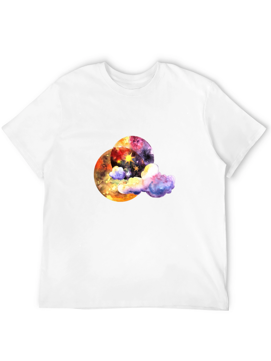 Cosmic Dreamer T-Shirt - Celestial Cloud Design