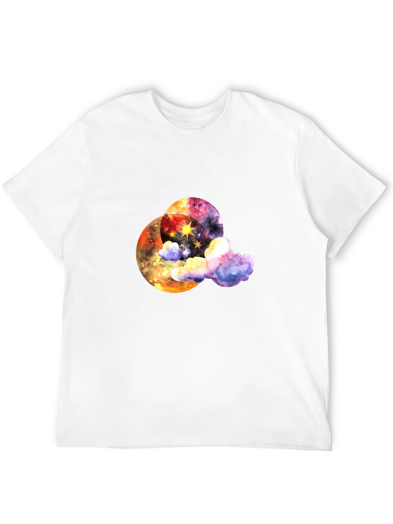 Cosmic Dreamer T-Shirt - Celestial Cloud Design