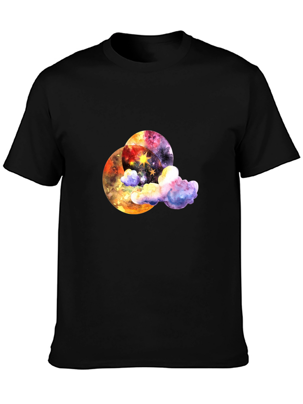 Cosmic Dreamer T-Shirt - Celestial Cloud Design
