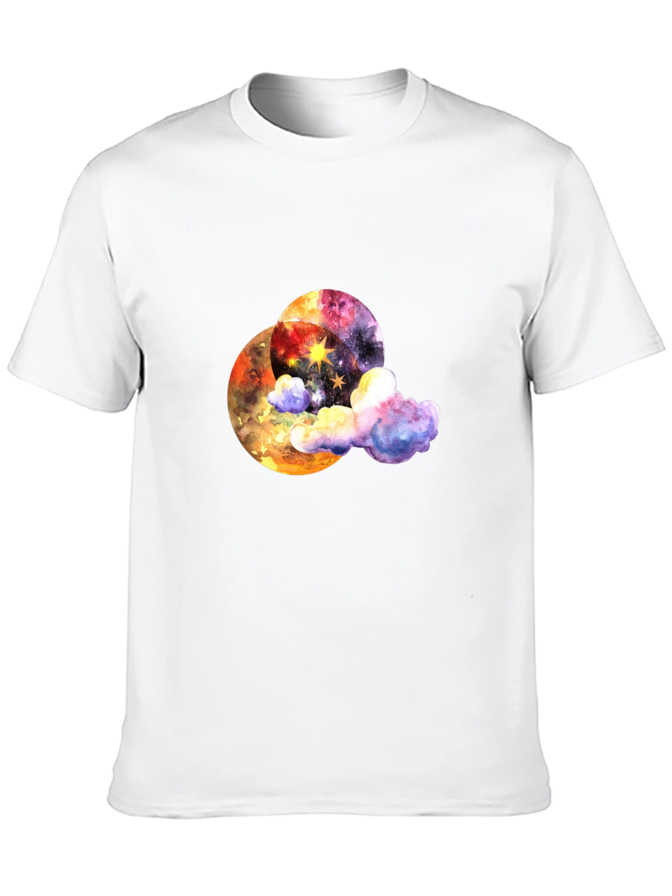 Cosmic Dreamer T-Shirt - Celestial Cloud Design