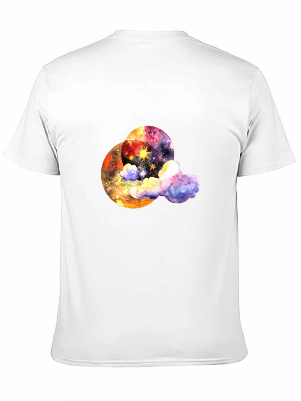 Cosmic Dreamer T-Shirt - Celestial Cloud Design
