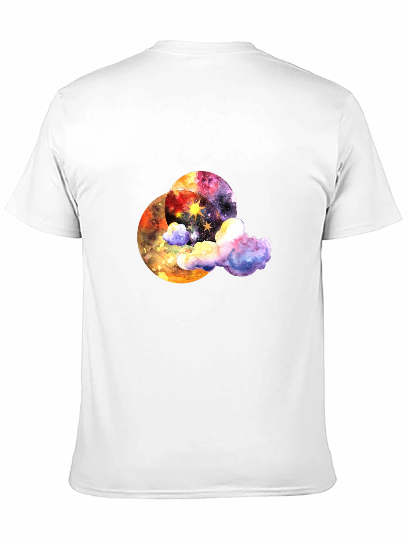 Cosmic Dreamer T-Shirt - Celestial Cloud Design