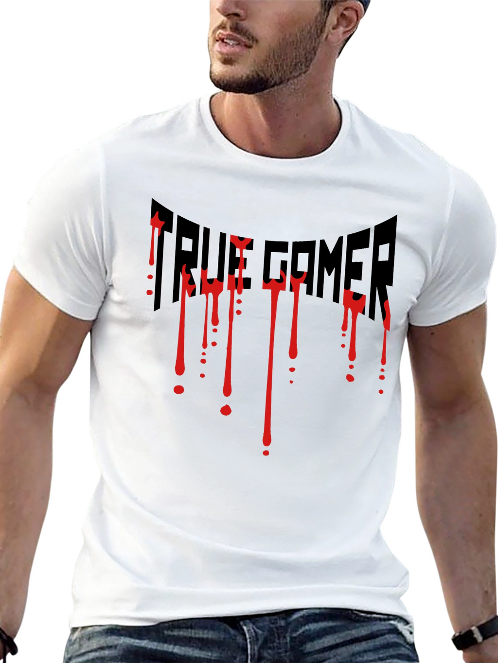 True Gamer Graphic Tee - Black