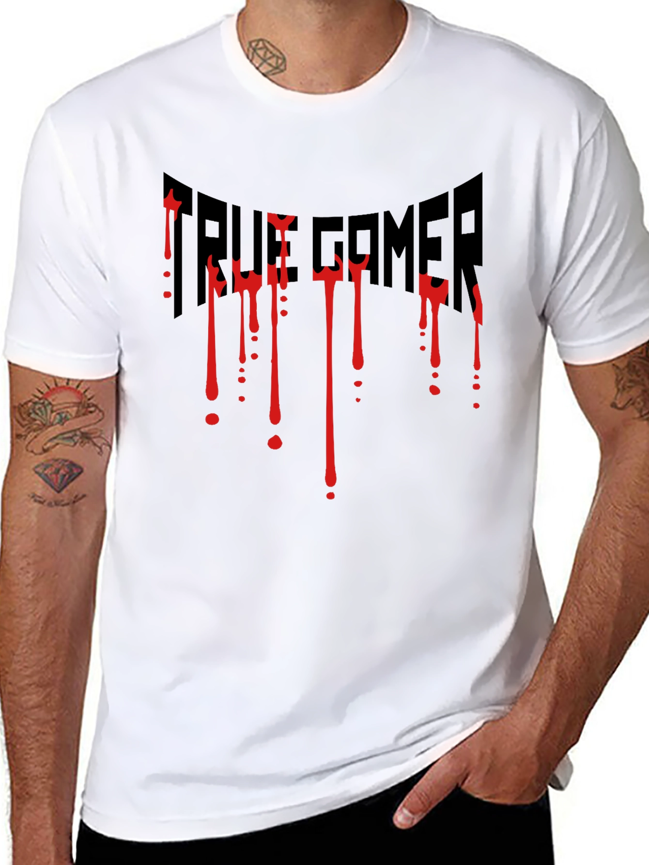 True Gamer Graphic Tee - Black