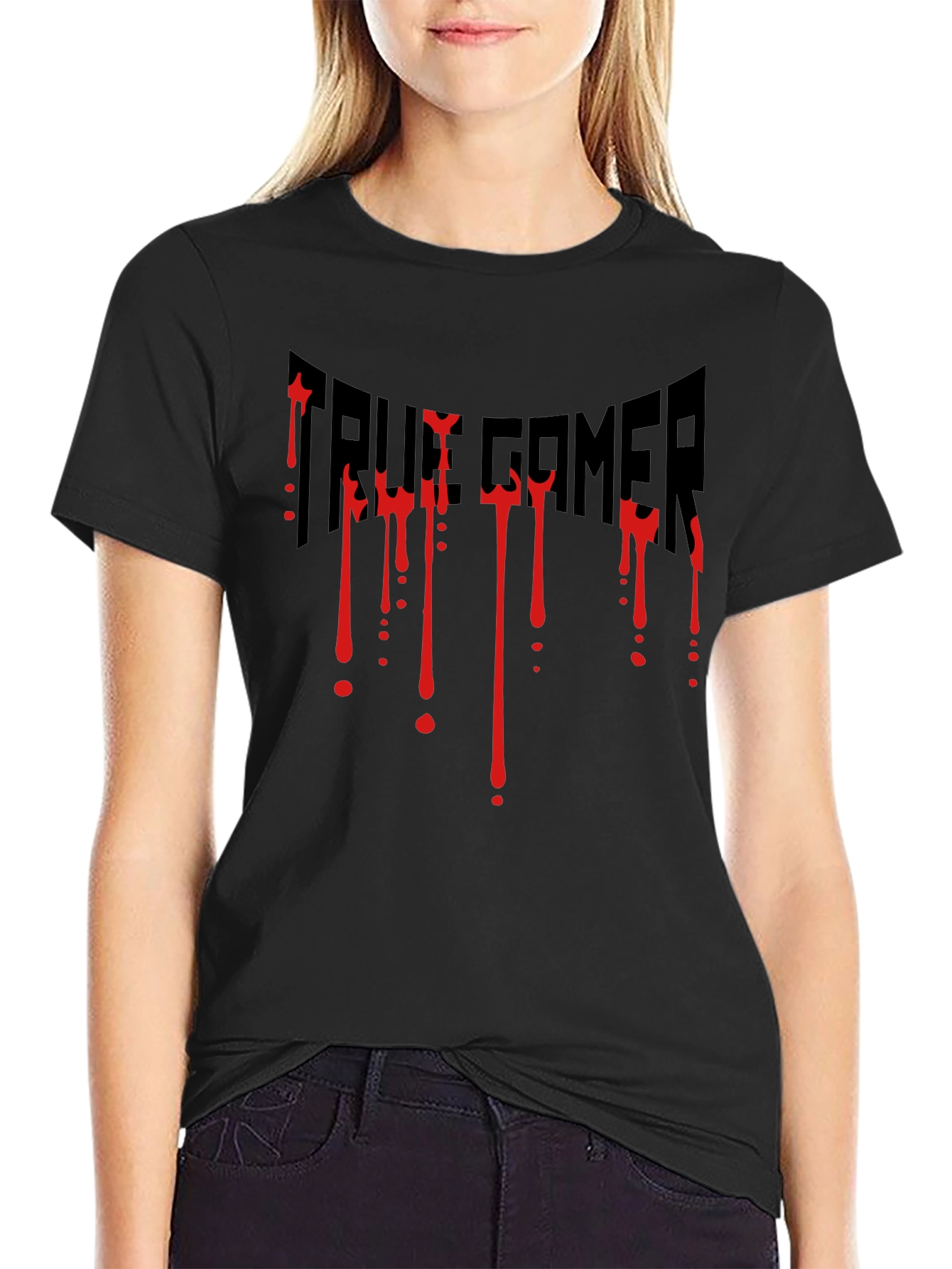 True Gamer Graphic Tee - Black