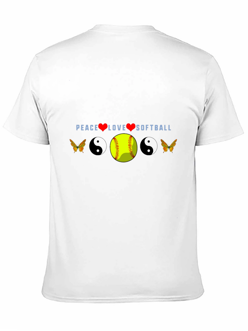 Peace Love Softball Tee