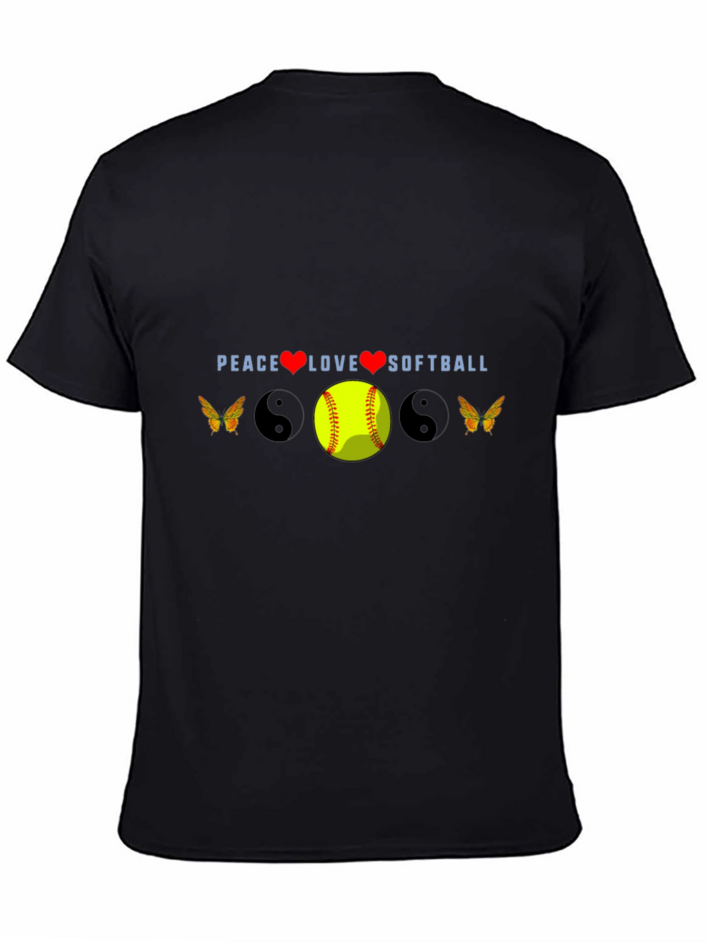 Peace Love Softball Tee
