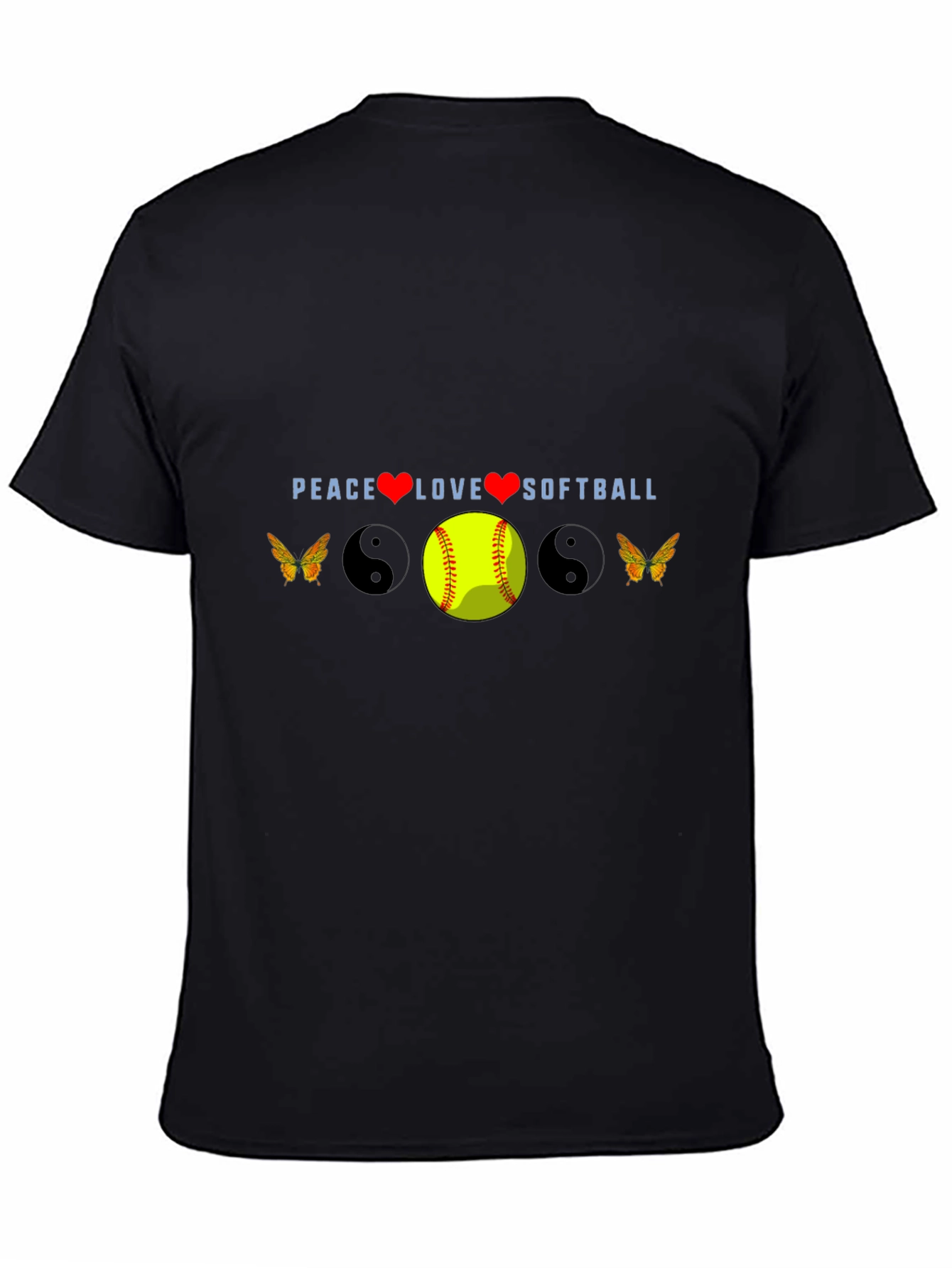 Peace Love Softball Tee